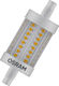 Osram Λάμπα LED 8.5W 78mm για Ντουί R7S Θερμό Λευκό 1055lm Dimmable