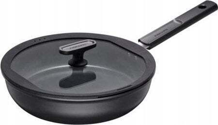 Fiskars Hard Face Aluminum Pan with Lid with Non-Stick Interior Coating 26cm