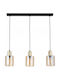 TK Lighting Hängelampe Gold mit Fassung E27