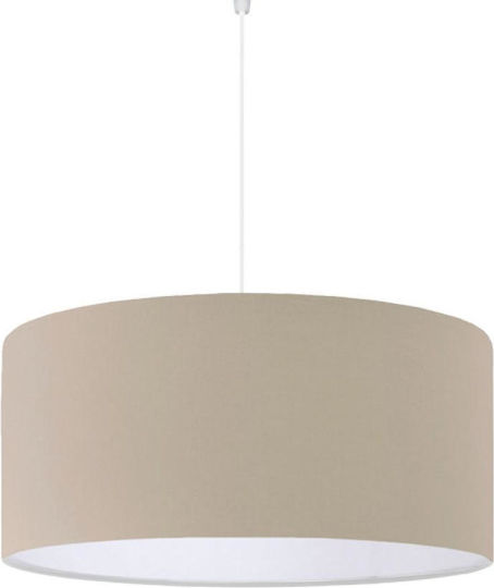 Pakketo PWL-1091 Pendant Light Beige with Socket E27 38x38x21cm