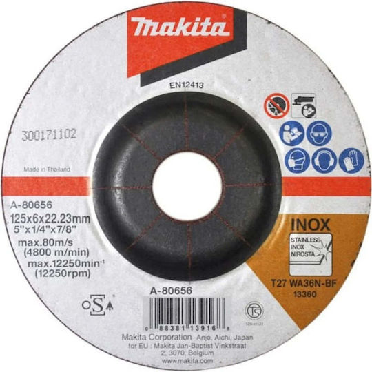 Scut Flex Makita 27 125x6.0x22.2 A 36 N Makita A-80656
