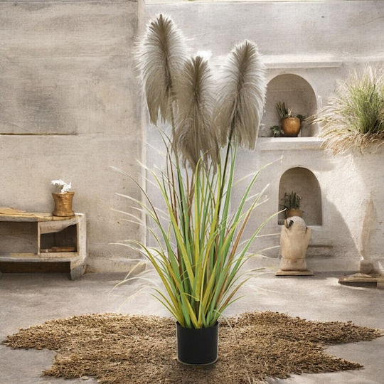Planta artificială de iarbă cu panicul 218cm în ghiveci