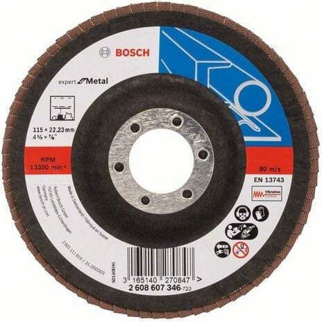 Δίσκος Λείανσης Bosch X551 P80 115mm Κυρτός 2608606754