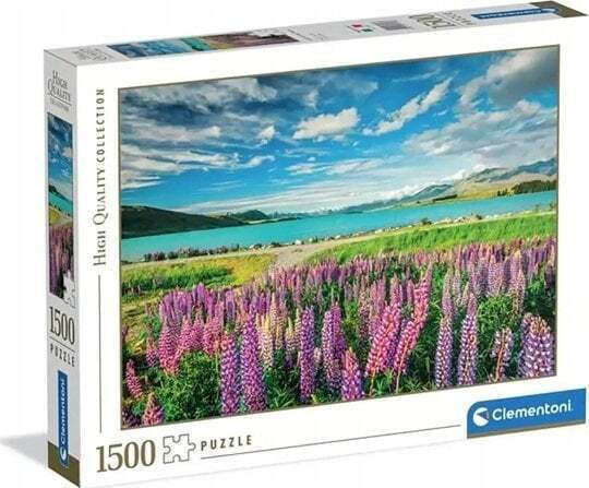 Lupinen Am See Tekapo Puzzle 2D 1500Stk.