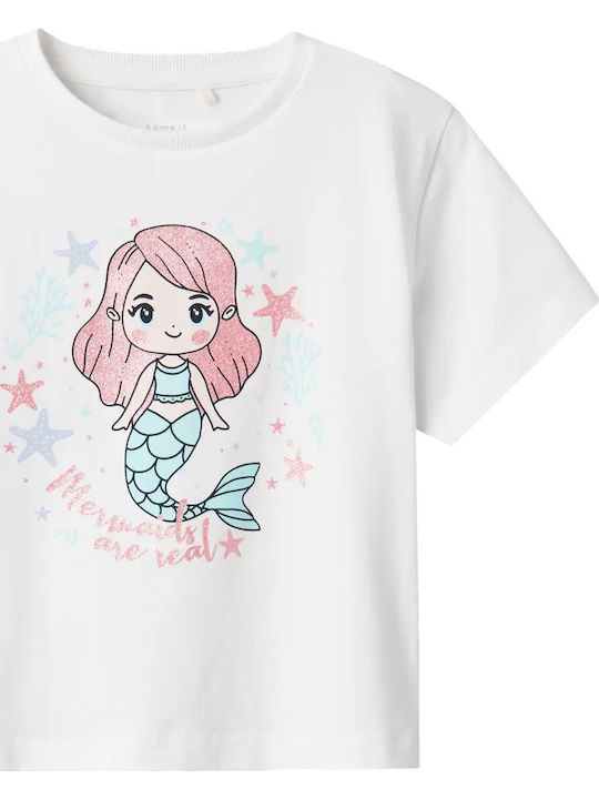Name It Παιδικό T-shirt Λευκό