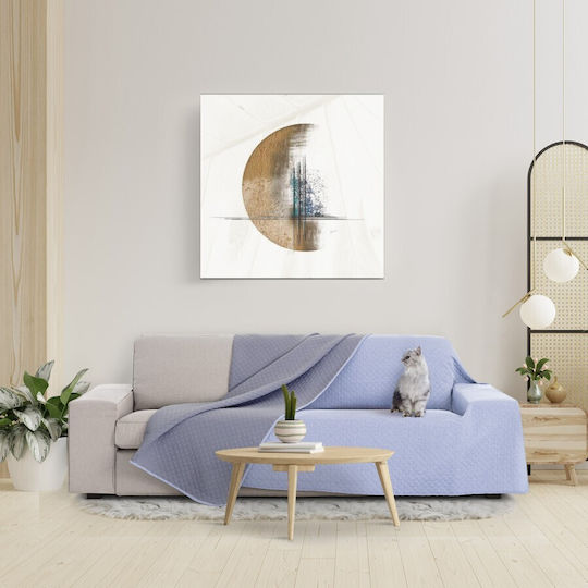 Eysa Cuverturi Pentru Canapea 3 Locuri 260x270cm Argintiu C13 Albastru