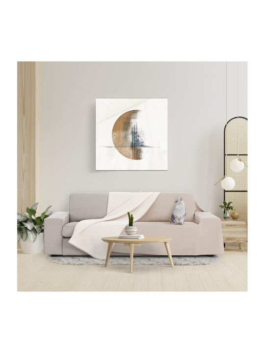 Eysa Cuverturi Pentru Canapea 3 Locuri Piqué 260x270cm Argintiu C21 Bej 1