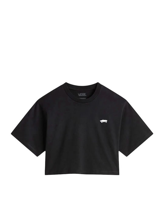 Crop Top pentru copii Cu mânecă scurtă Negru