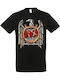 Herren Schwarzes T-Shirt Slayer Dp0966