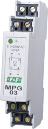F&F Διακόπτης Ράγας 230V