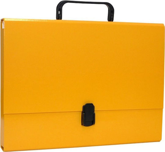 Office Products Folder with Ears for Paper A4 Yellow