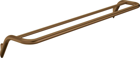 Deante Double Wall-Mounted Bathroom Rail Silver