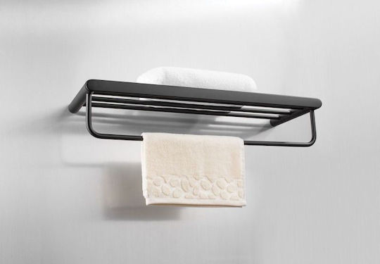 Deante Triple Wall-Mounted Bathroom Shelf Unit ​62.8x62.8cm Inox Black