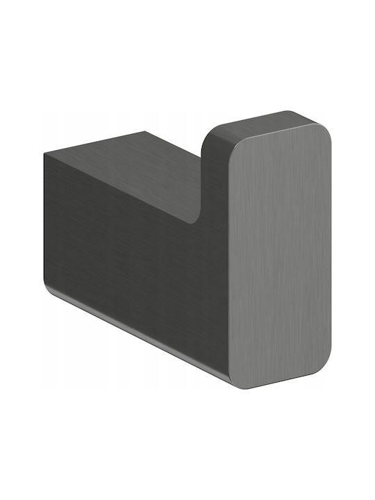 Omnires Haken Badezimmer Einzeln Schrauben Gray