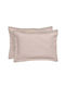 Das Home 9634 Σετ Μαξιλαροθήκες με Φάσα Taupe 50x70εκ.