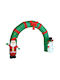 Bakaji Bakaji Inflatable Christmas Arch Santa Claus Snowman 300x240h for Outdoor Use