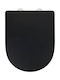 Wenko Toilettenbrille mit Bidet Kunststoff 45x36.5cm Schwarz