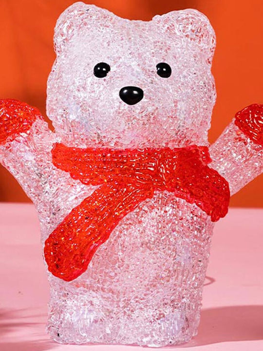 Bakaji Bakaji Polar Bear Acrylic Christmas Figure LED Lighting for Outdoor Indoor Use