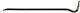 Topex Steel Crowbar with Hexagonal Cross-Section 500x16mm 04A250