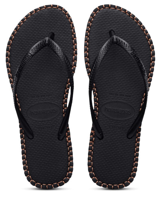 Havaianas Slim Flatform Loop Σαγιονάρες σε Μαύρ...