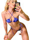 Bikini Set Top & Brazil Bottom Purple