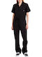 Women's Short-sleeved One-piece Suit Black