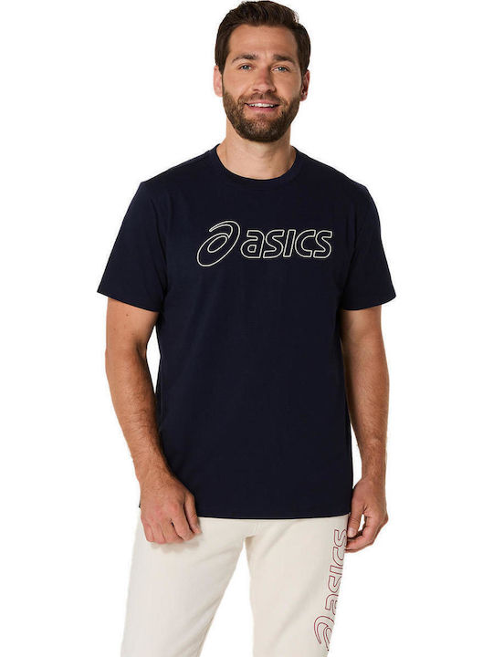 Αθλητικό T-shirt Navy Μπλε
