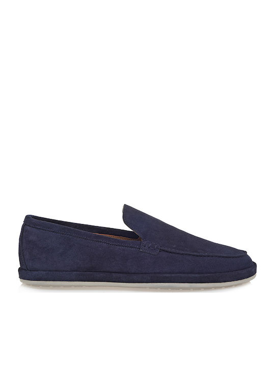 Men's Suede Loafers Blue
