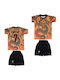 Kids' Soccer Set Ronaldo Portugal National Team Special Edition Orange Balón De Oro Unisex Kids Fj761