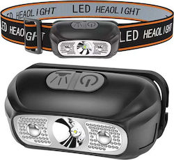 Lean Toys Wiederaufladbarer Kopf-LED-Taschenlampen Lean Toys Wiederaufladbarer Kopf-LED-Taschenlampen