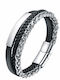 Herren Armband aus Leder 22cm