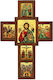 Cruce de Binecuvântare din Lemn Hristos Pantocrator
