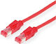 Draka S/FTP Кат.6 Кабел за Ethernet мрежа 2м Червен 1бр