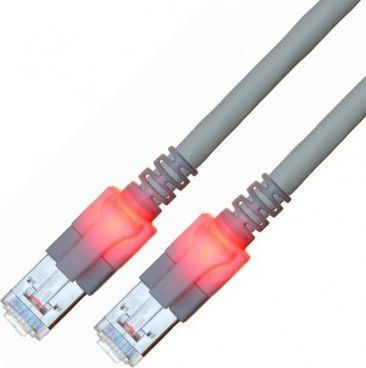 Sacon S/FTP Cat.6 (Gigabit) Καλώδιο Δικτύου Ethernet 10m Γκρι