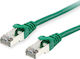 Equip S/FTP Cat.6 Gigabit Ethernet Network Cable 30m Green