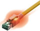 Sacon S/FTP Cat.6a Кабел за Ethernet мрежа 1м Жълт 1бр