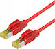 Draka S/FTP Cat.6a Ethernet Network Cable 45m Red 1pcs