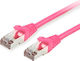 Equip S/FTP Cat.6 (Gigabit) Cablu De Rețea Ethernet 0.15m Roz