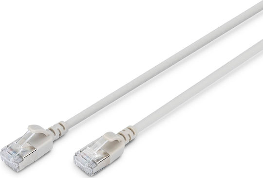 Digitus F/FTP Cat.6a Netzwerkkabel Ethernet 1,5m Grau