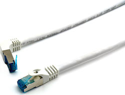 Equip 605800 S/FTP Cat.6a Мрежов Кабел Ethernet 1м Бял