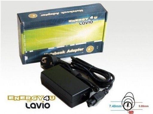 Energy4U Laptop Charger 65W 18.5V 3.5A for HP / Compaq