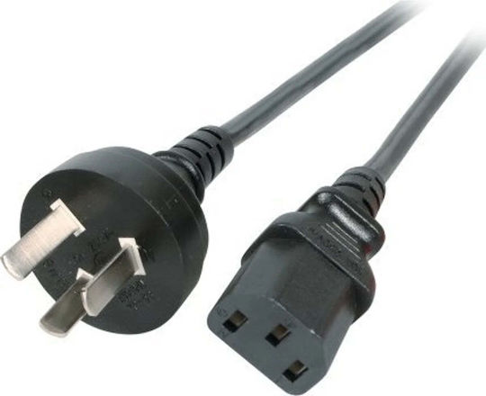 EFB IEC C13 - IEC C13 Кабел 1.8м Черен (EK492)