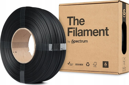 Spectrum PETG 3D Printer Filament 1.75mm Μαύρο 1kg 1τμχ (Refill)