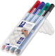 Маркер за прозрачност Staedtler Lumocolor Correct M, 4 бр