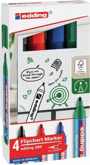 Flipchart Marker 1.5-3 Mm 4 Colors