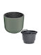Prosperplast Саксия Зелен 24x24εκ.