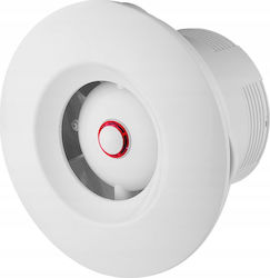 Awenta Επιτοίχιος Εξαεριστήρας Μπάνιου 125mm Λευκός