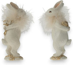 Zen Collection White Rabbit 15.5cm 2 Pieces