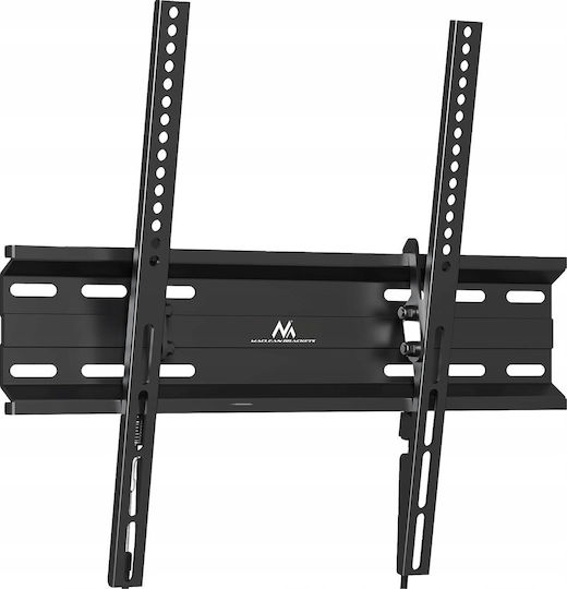 Maclean Energy MC-748A Βάση Τηλεόρασης Τοίχου έως 70" Ασημί