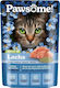 Pawsome Wet Food for Adult Cats in Pouches with Salmon 85gr